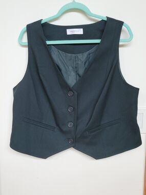 BNWOT-Addition Elle Emerald Green Lined Vest